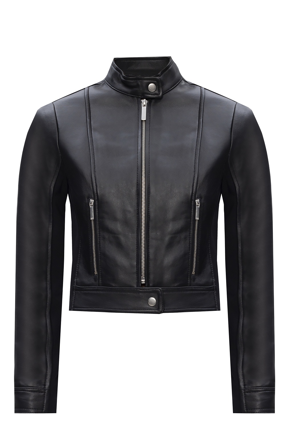 Black Leather jacket Michael Michael Kors - Vitkac France