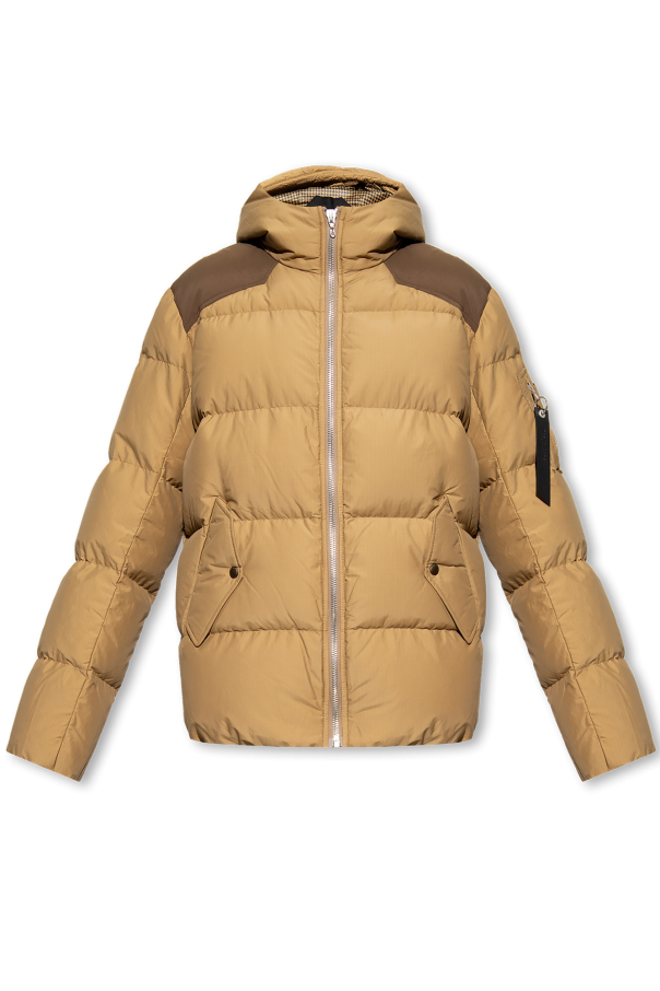 front-button padded jacket Blue  ‘Ermine’ down jacket