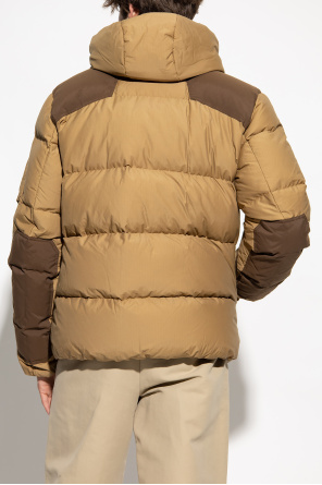 front-button padded jacket Blue  ‘Ermine’ down jacket