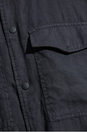Rag & Bone  Lniana kurtka z kieszeniami