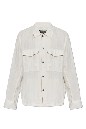 Camisa de lino con bolsillos