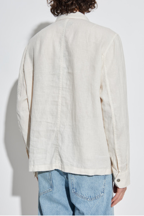 Rag & Bone  Lniana koszula z kieszeniami