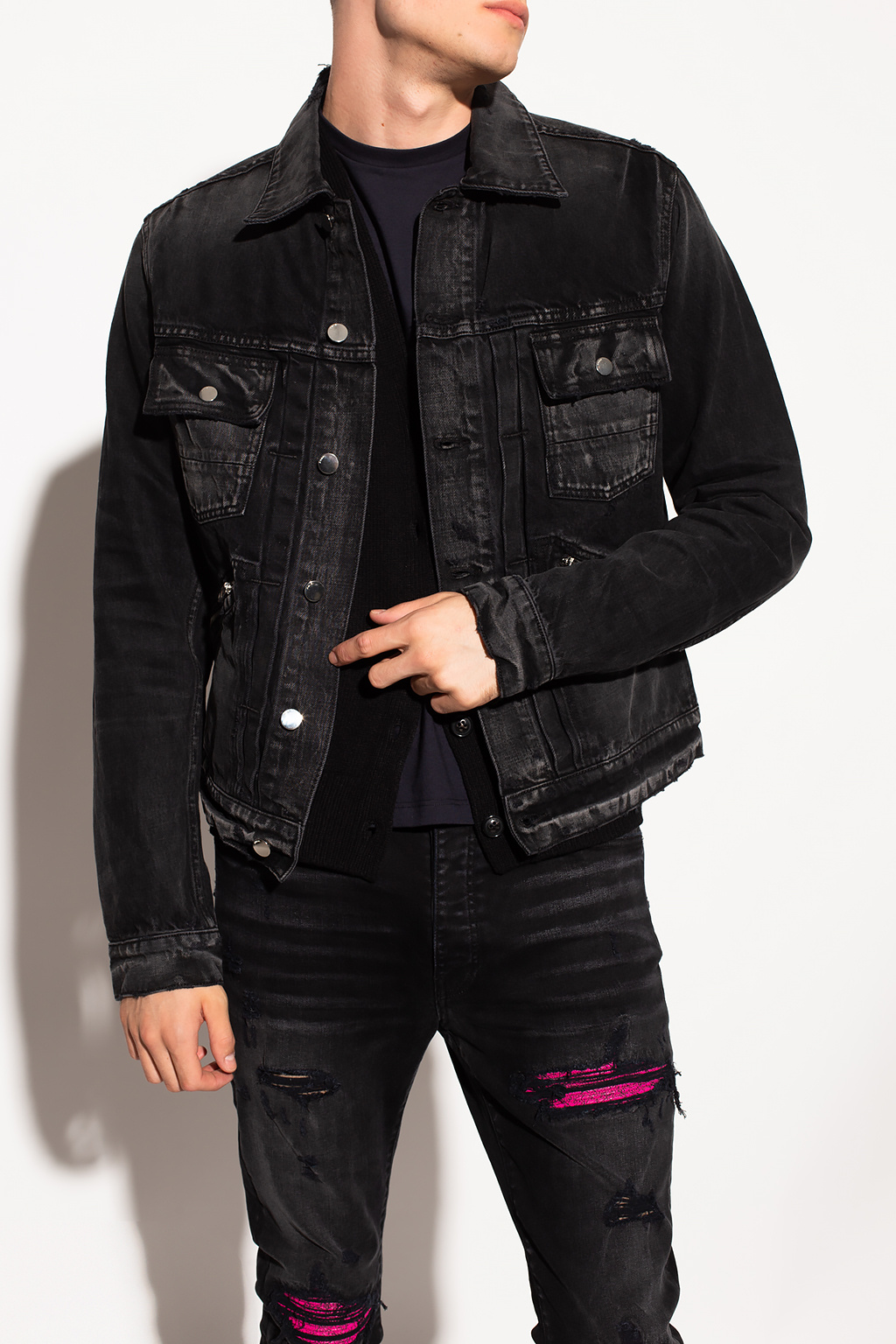 Amiri Denim jacket with pockets