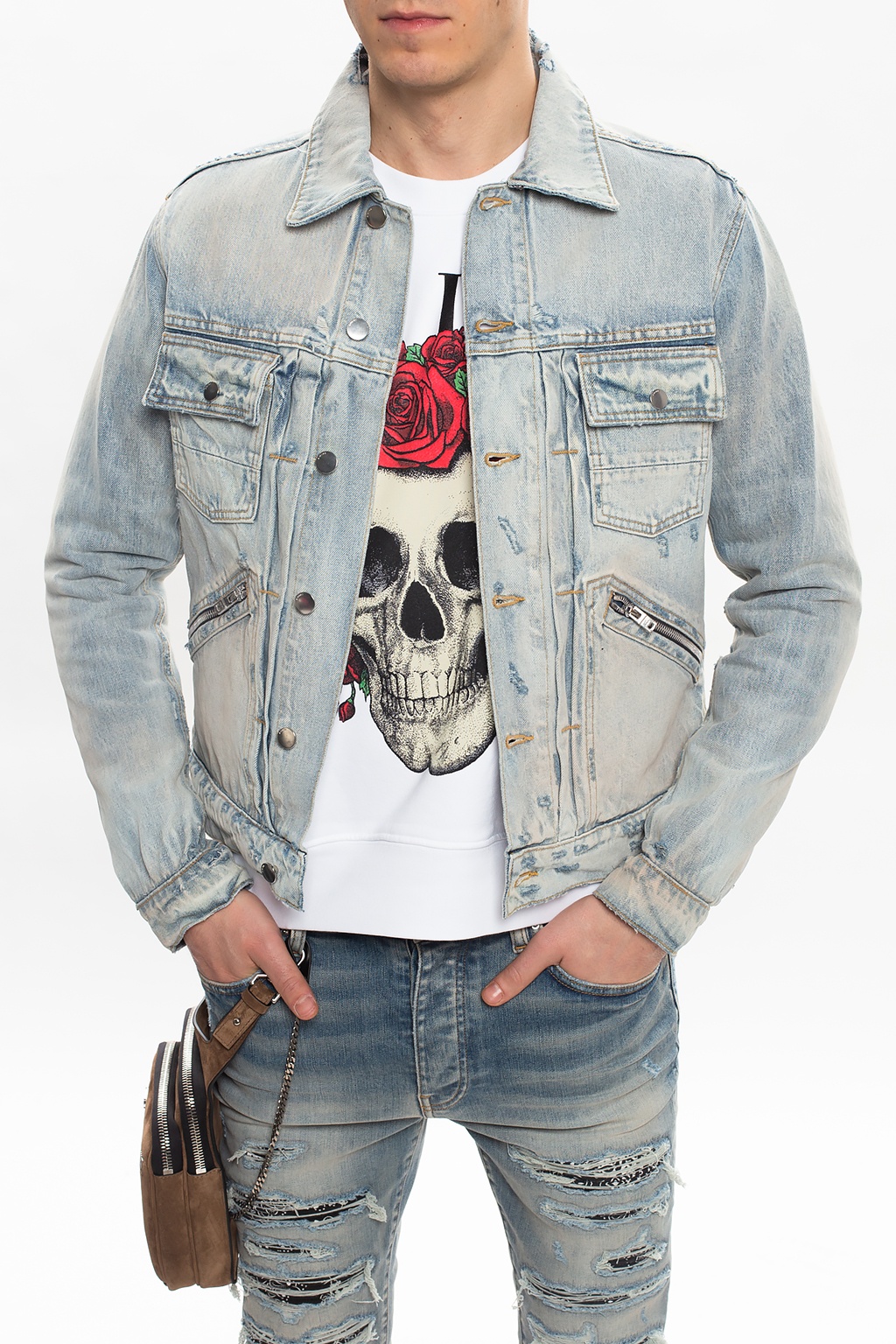 Amiri Stonewashed denim jacket