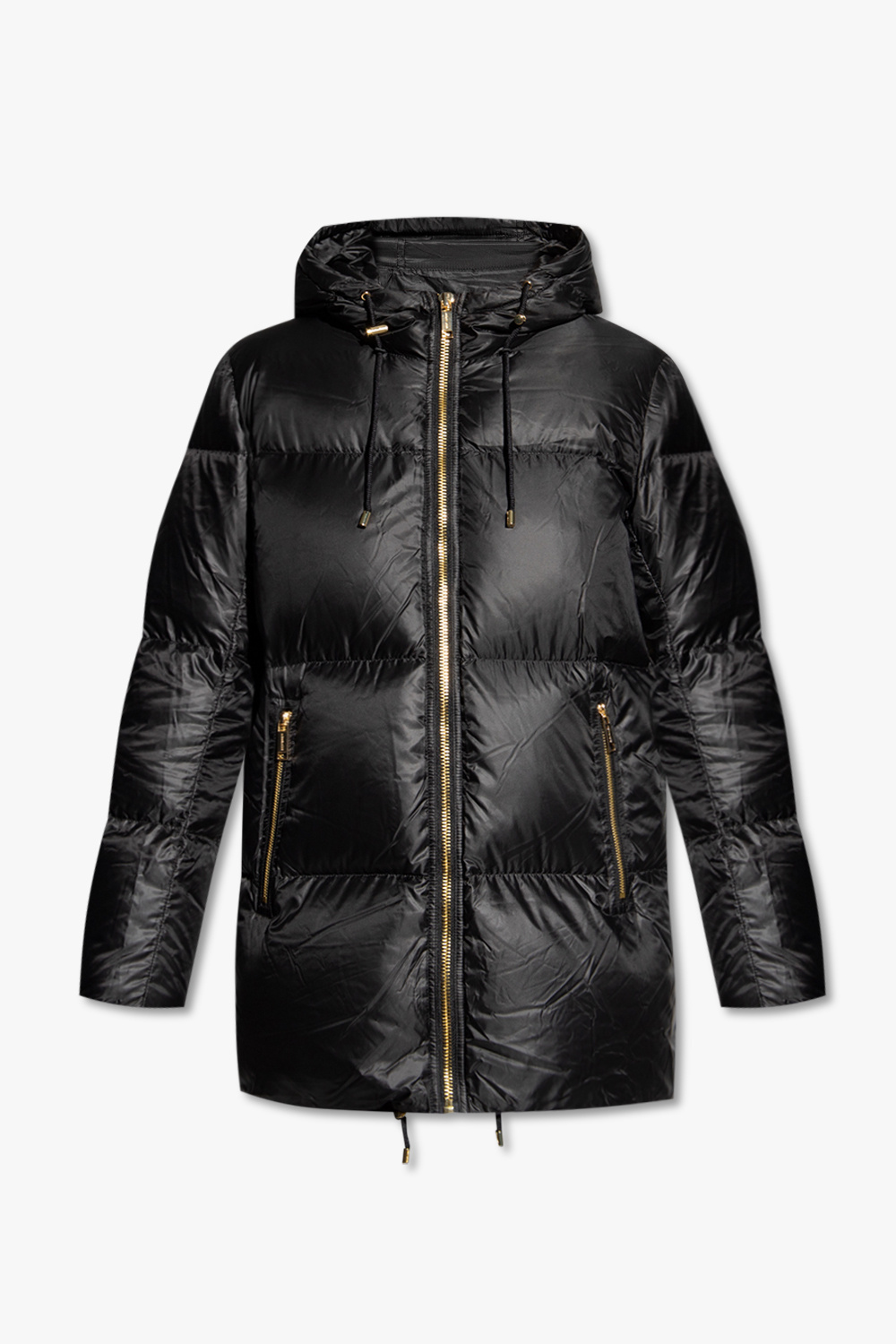 Michael Kors Faux Fur Trim Quilted Nylon Packable Puffer Jacket In Black   ModeSens