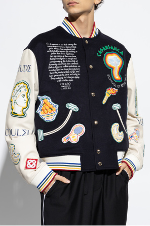 Casablanca Bomber jacket with colourful patches