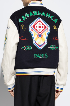 Casablanca Bomber jacket with colorful patches