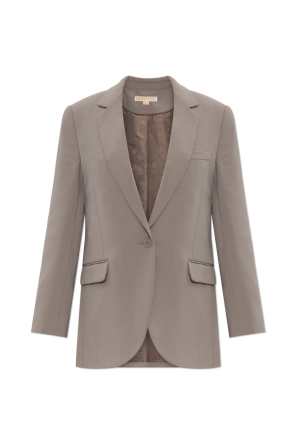 Blazer with open lapels
