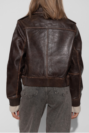 Michael Michael Kors Leather jacket with vintage effect