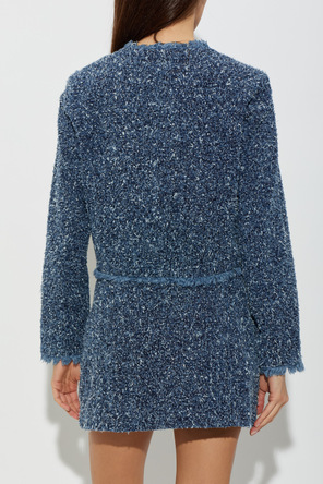Michael Michael Kors Tweed blazer with raw-edge finish