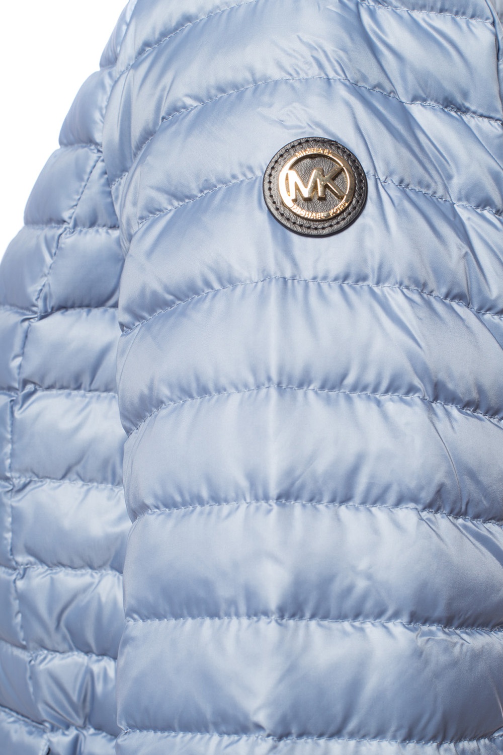 michael kors blue quilted jacket