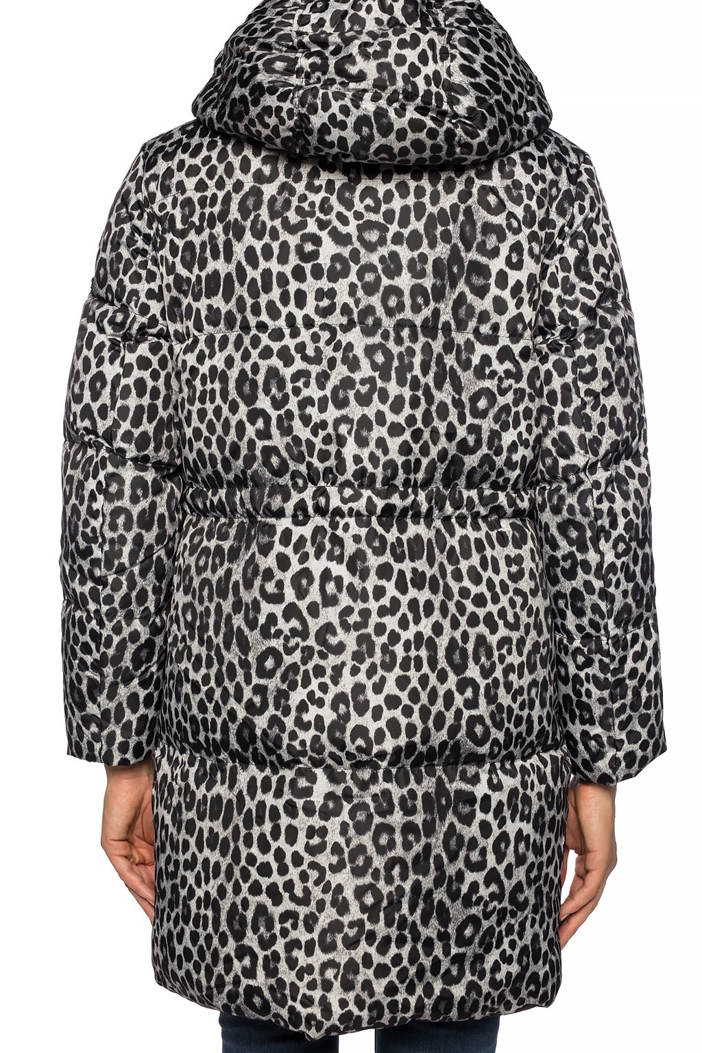 Grey Down jacket with leopard print Michael Michael Kors - Vitkac Italy