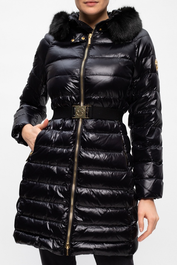 michael kors hooded coat