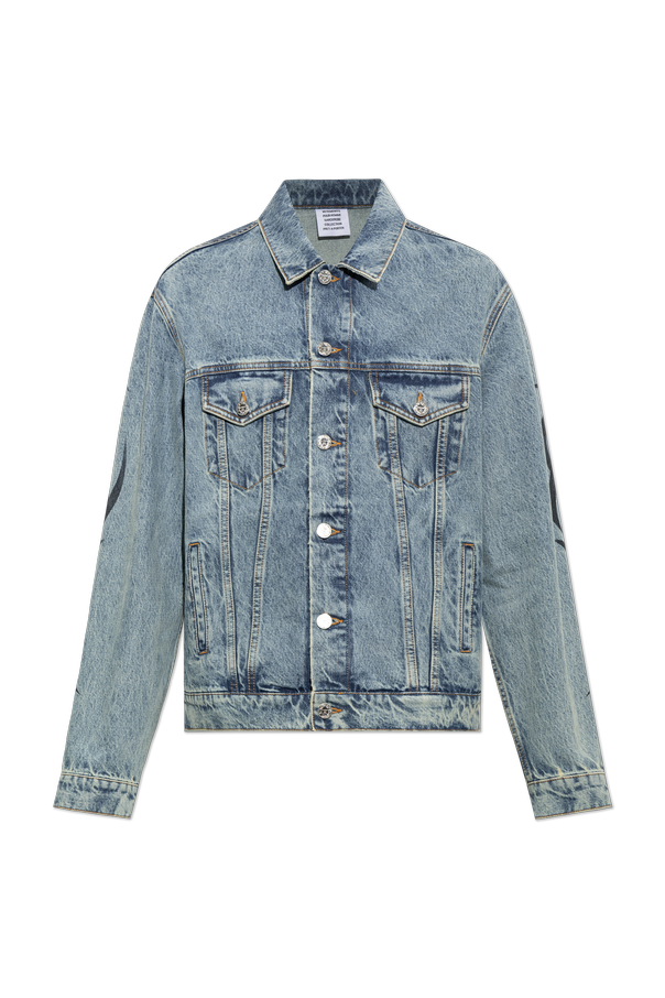 Denim jacket with a 'vintage' effect od VETEMENTS