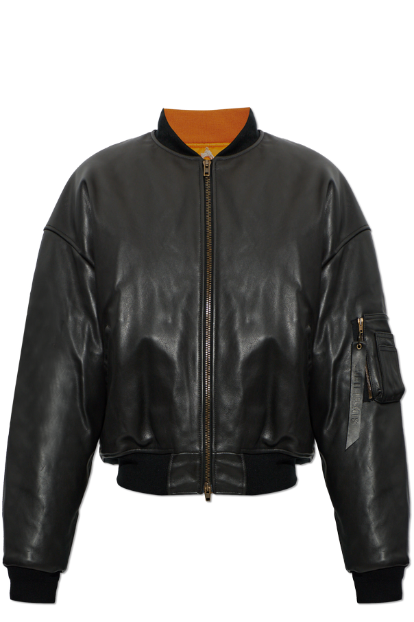 Leather 'bomber' jacket od VETEMENTS