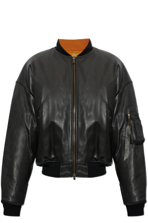 Kožená bunda typu ‘bomber’