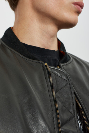VETEMENTS Leather 'bomber' jacket