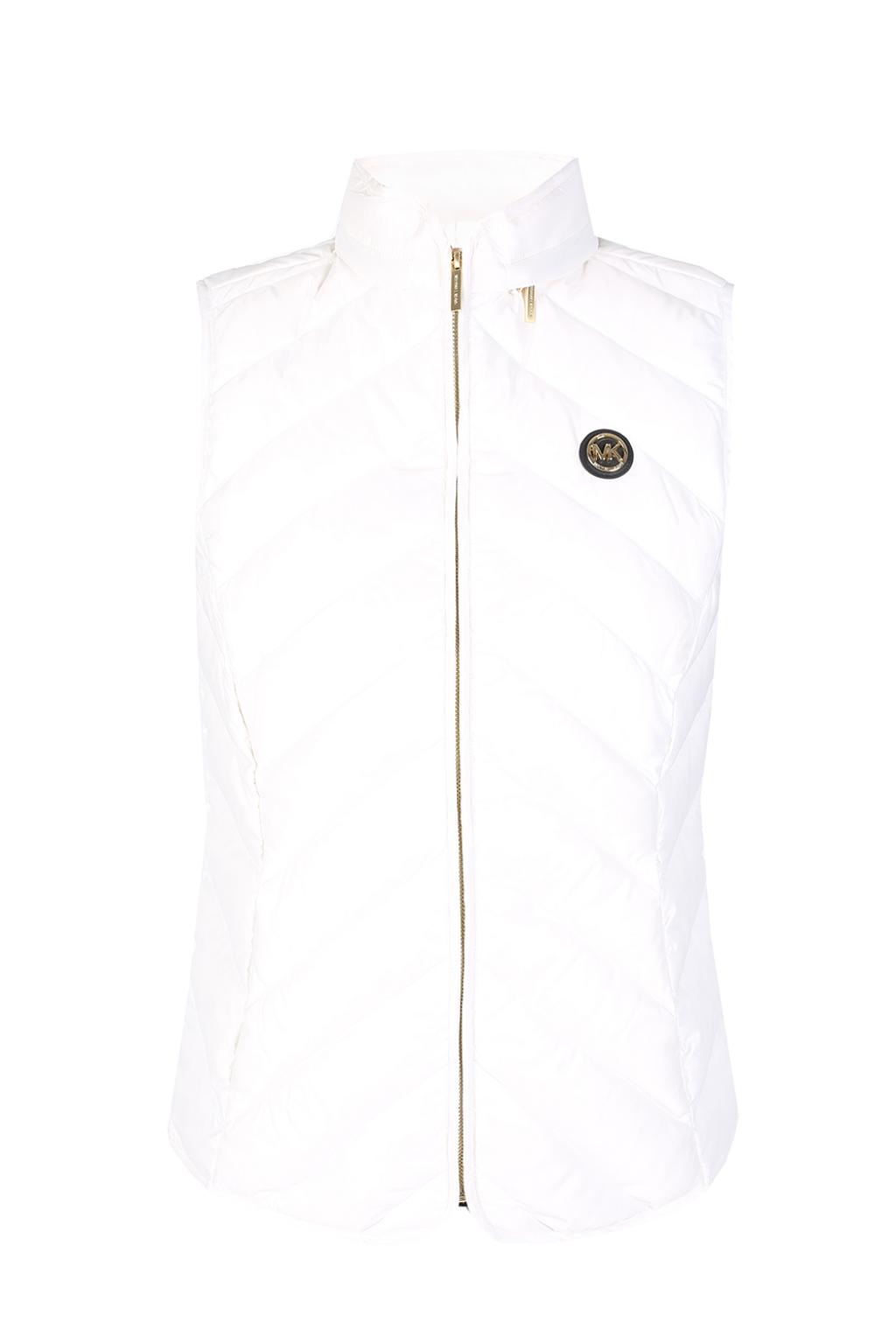 michael kors white vest