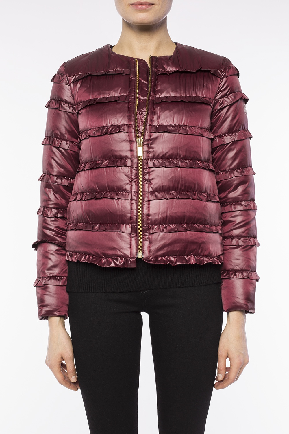 michael kors quilted bomber jacket