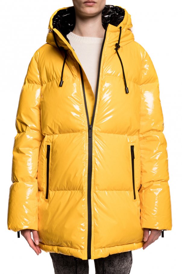 michael kors yellow puffer jacket