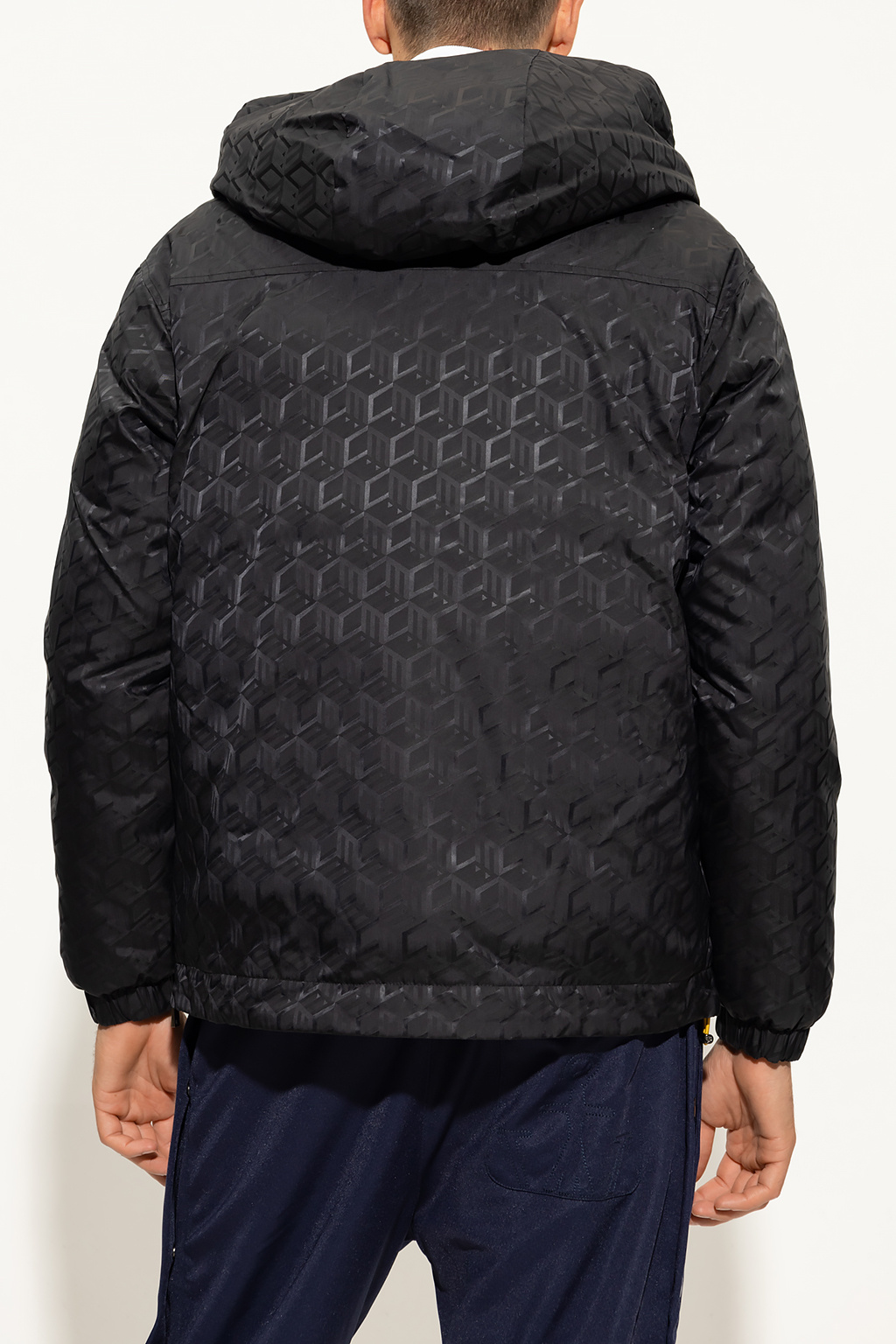 Louis Vuitton Allover Vuitton Snow Down Jacket BLACK. Size 46