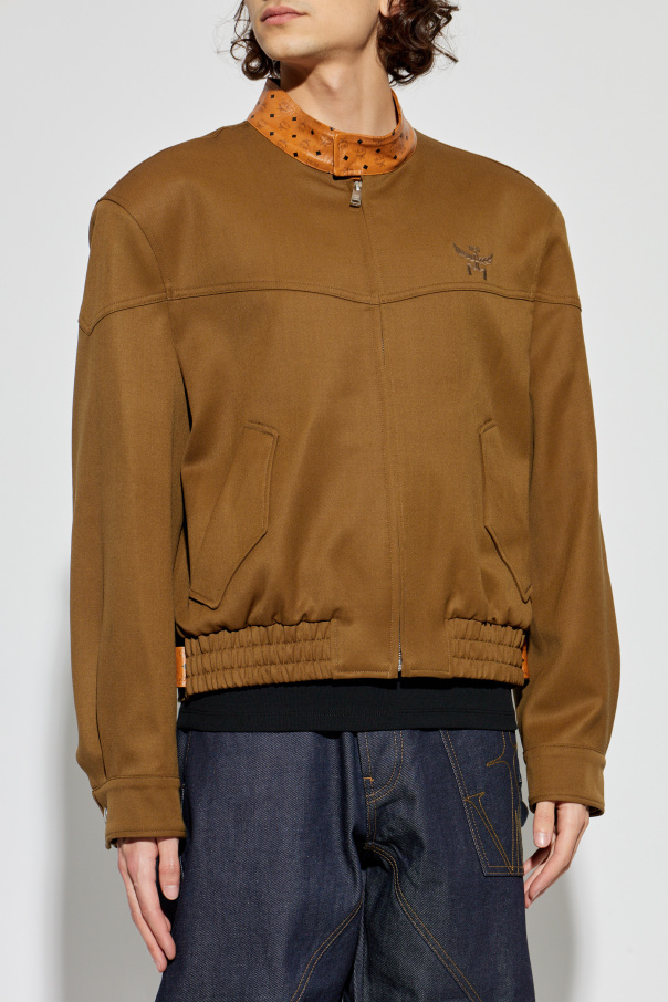 MCM Wool jacket with logo | Men's | Vitkac
