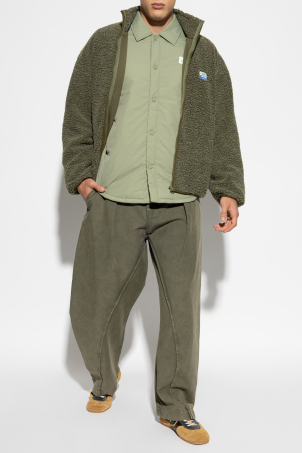 American Vintage Futrzana bluza z naszywką z logo