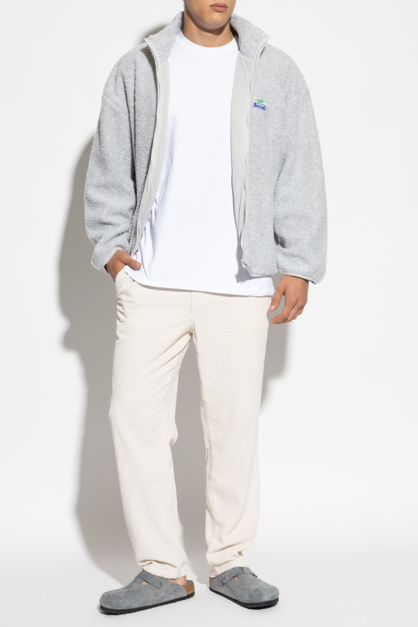 American Vintage Fellpullover mit Logo-Aufnäher