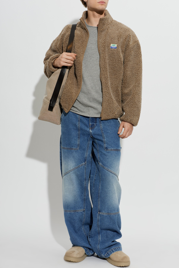 American Vintage Fleece sweatshirt with a stand-up collar