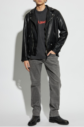 Leather jacket milo od AllSaints