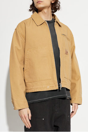 Represent Jeansjacke mit "vintage"-Effekt