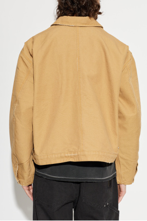 Represent Jeansjacke mit "vintage"-Effekt