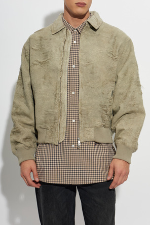 Represent Chaqueta con cuello