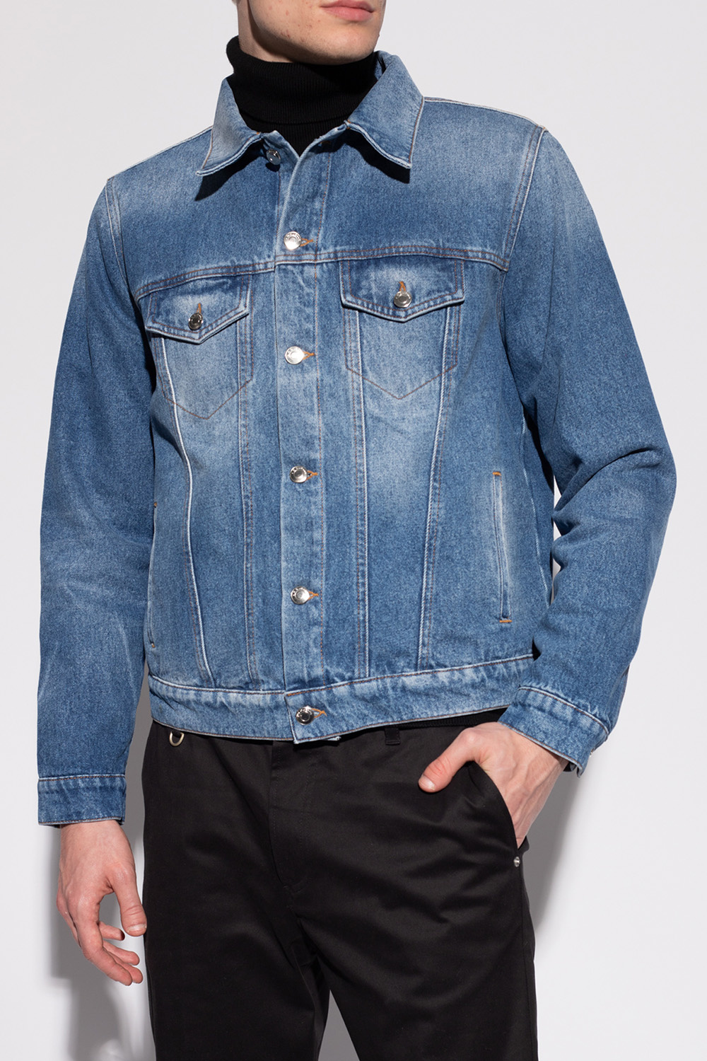 Iro Distressed denim jacket