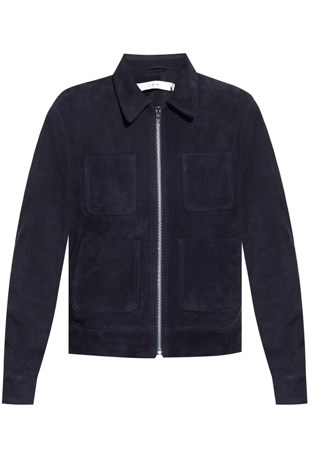 Louis Vuitton Men's Black Suede Front Jacket size XXL