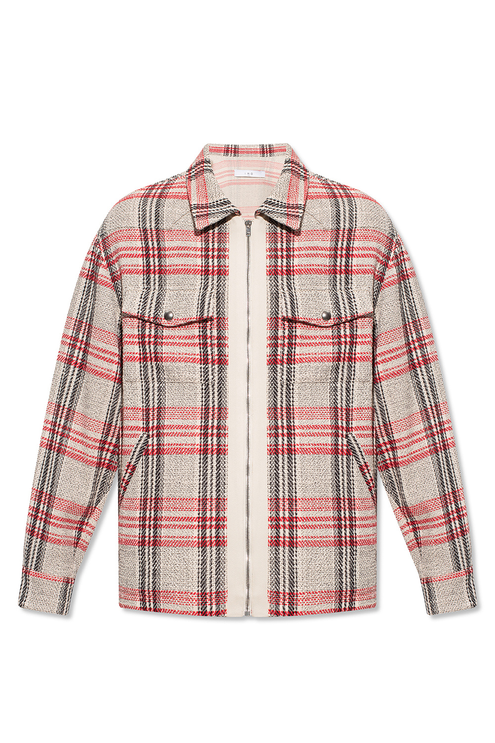 Iro ‘Singala’ checked button jacket