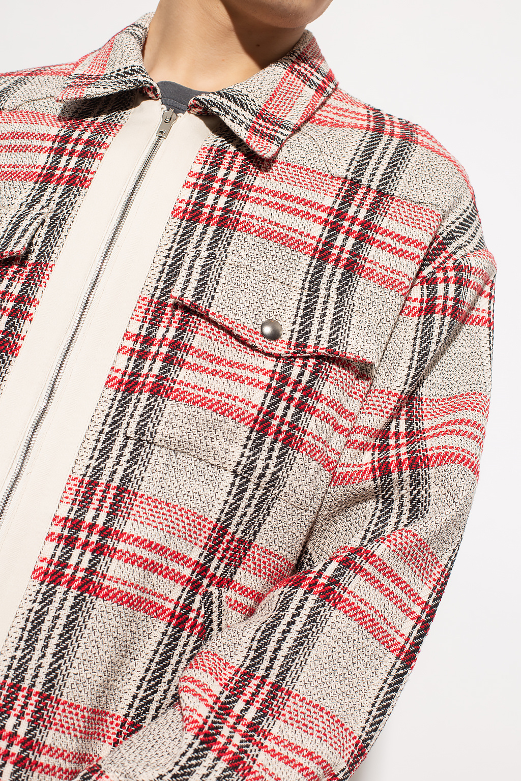 Iro ‘Singala’ checked button jacket