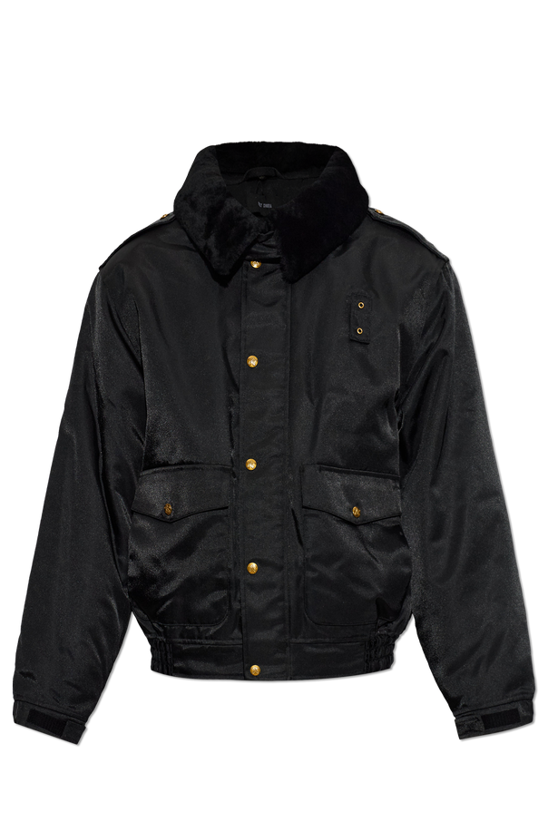 Willy Chavarria Fur-collar jacket