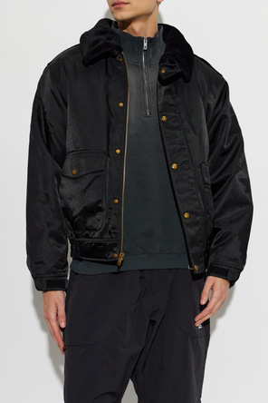 Willy Chavarria Fur-collar jacket