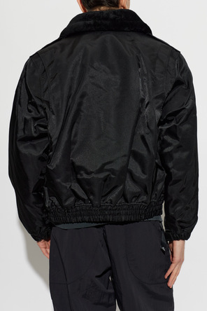 Willy Chavarria Fur-collar jacket