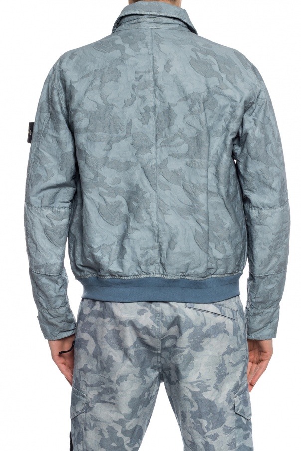 stone island camo parka