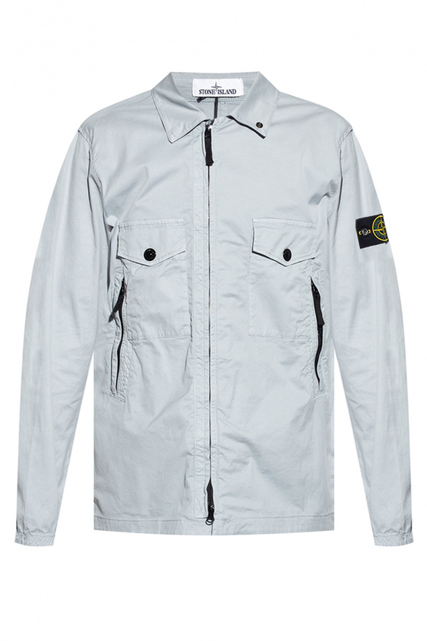 Stone Island Logo-patched jacket