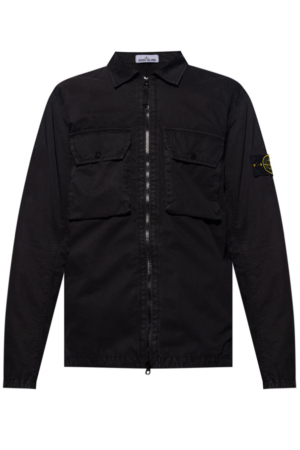 Stone Island Logo-patched jacket