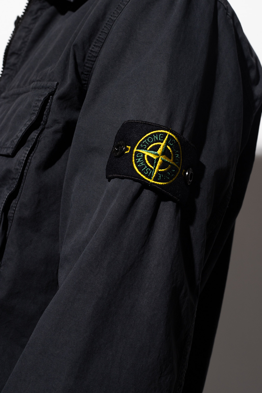 Stone Island Logo-patched jacket