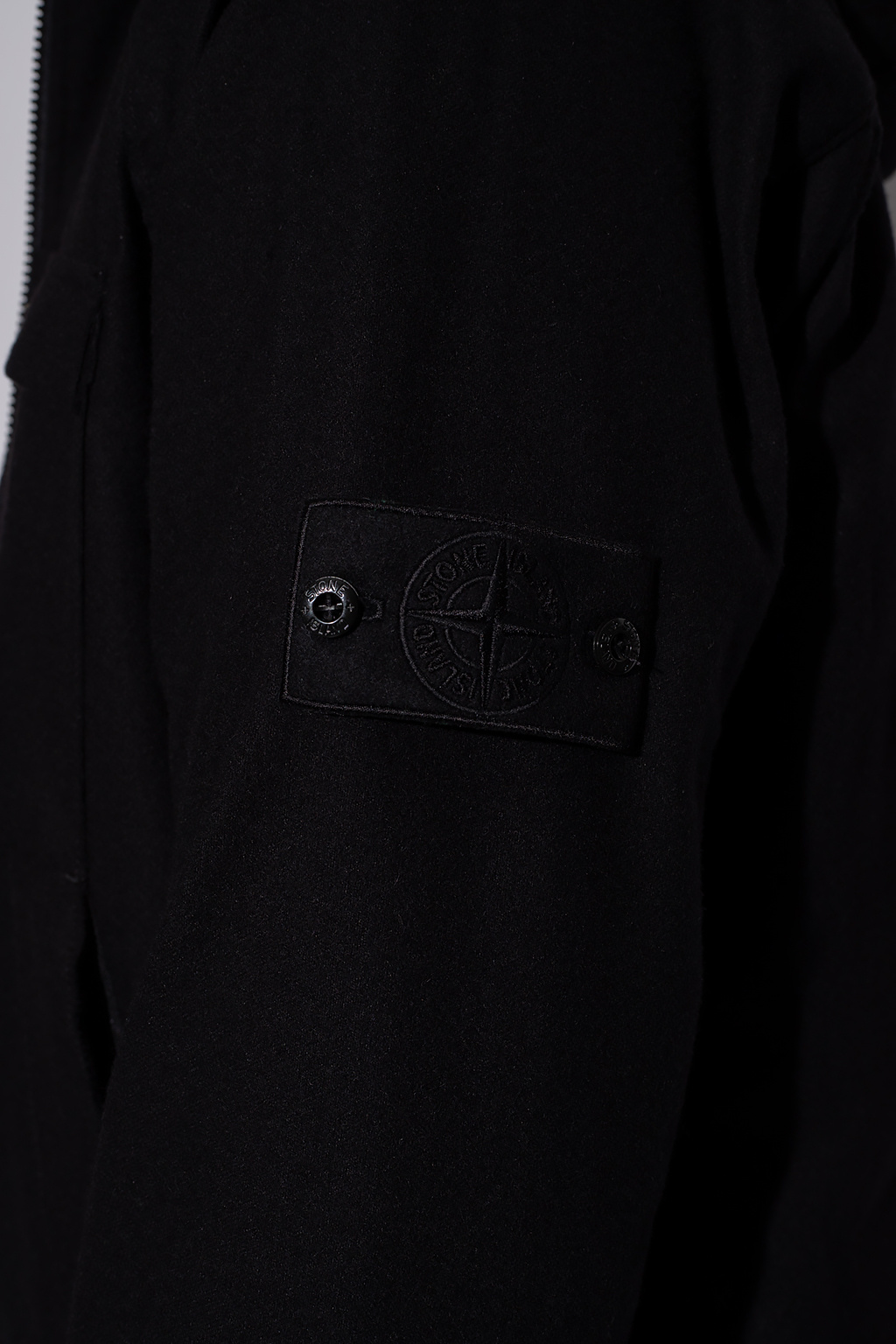 Stone Island Jacket with logo appliqué