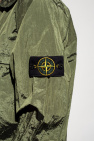 Stone Island gabardine jacket with logo