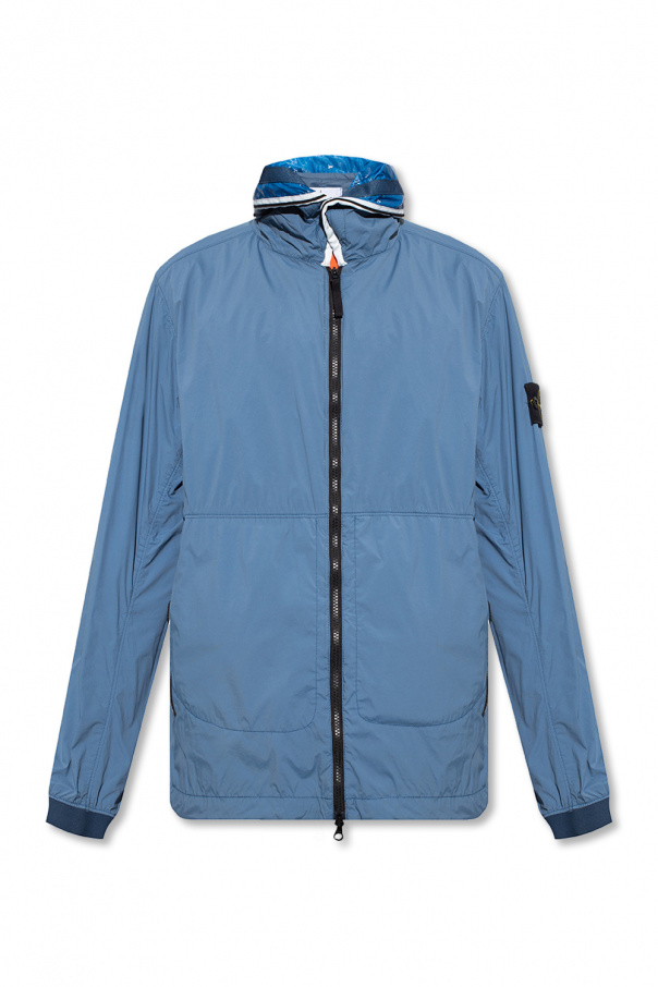 Stone Island Hooded rain jacket