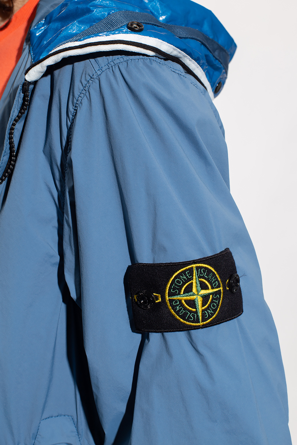 Stone Island Hooded rain jacket