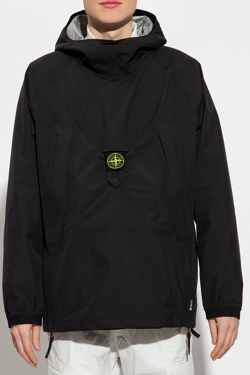 Stone Island real down hooded jacket Blue