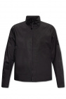 Stone Island BLACK Jacket with standing collar